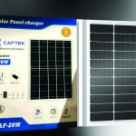 CafTek Solar Panel Charger Caf-20w